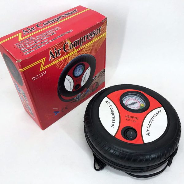 Автомобильный компрессор для быстрой подкачки колес Air Compressor DC12V, автомобильный компрессор — изображение 7