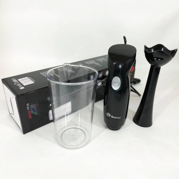 Блендер DOMOTEC MS-5105 400 Вт со стаканом, красивый погружной блендер для дома, электрический блендер — изображение 19