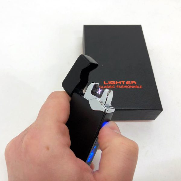 Электроимпульсная зажигалка USB 315, аккумуляторная зажигалка подарочная, Ветрозащитная зажигалка — изображение 9