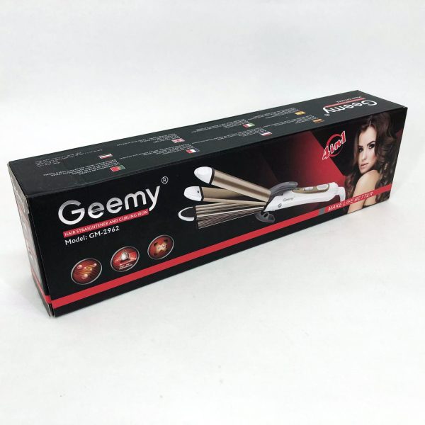 Выпрямитель для волос GEMEI GM-2962 4в1, плойка утюжок выпрямитель, профессиональный утюжок — изображение 4
