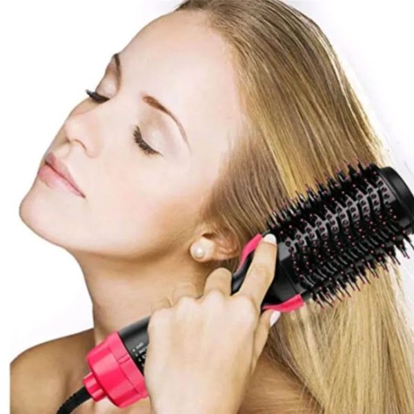 Фен Щетка расчёска 3в1 One step Hair Dryer 1000 Вт 3 режима выпрямитель для укладки волос стайлер с функцией ионизации — изображение 25