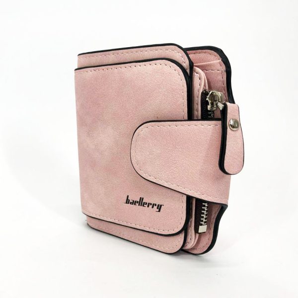 Женский кошелек клатч Baellerry Forever N2346, женский малый кошелек, небольшой кошелек. Цвет: розовый — изображение 13