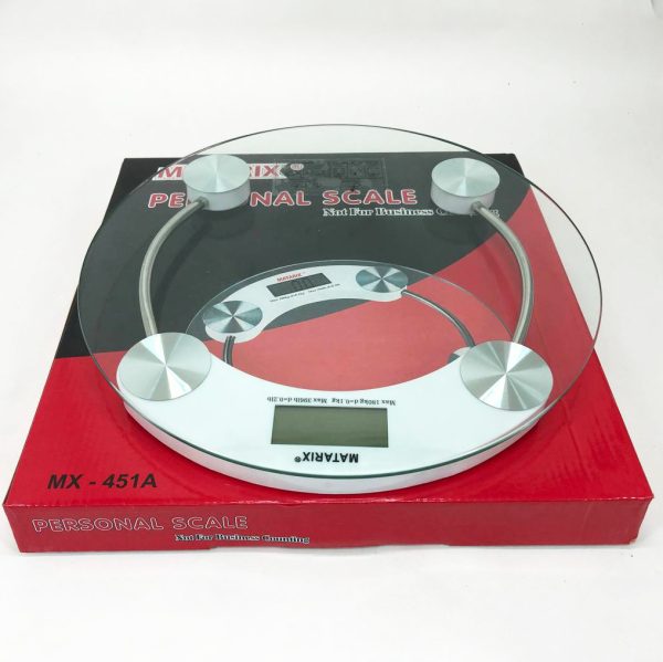 Весы напольные электронные MATARIX MX-451A 180 кг круглые, весы для взвешивания людей — изображение 7