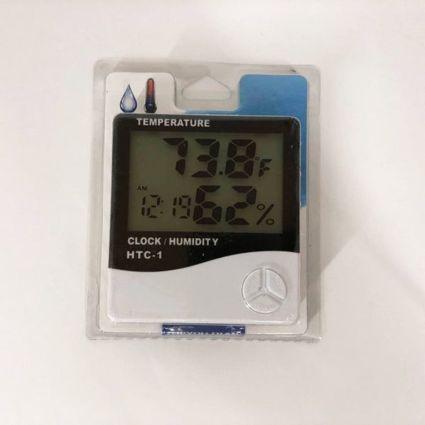 Термогигрометр Generic HTC-1 часы будильник метеостанция, Термометр гигрометр в любом месте — изображение 14