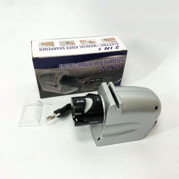 Электрическая точилка для ножей и ножниц ELECTRIC SHARPENER 220В, Электронная точилка для заточки ножей — изображение 11