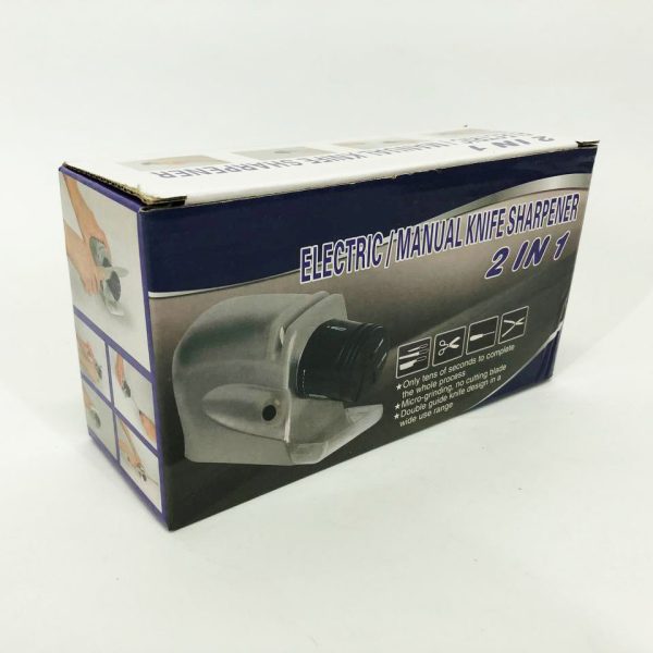 Электрическая точилка для ножей и ножниц ELECTRIC SHARPENER 220В, Электронная точилка для заточки ножей — изображение 9