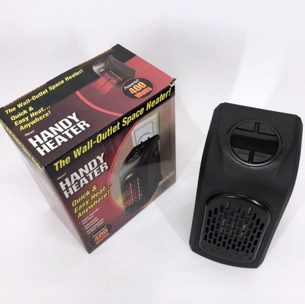 Портативный обогреватель Rovus Handy Heater Black 400 Вт, обогреватель дуйчик, бытовой тепловентилятор — изображение 14