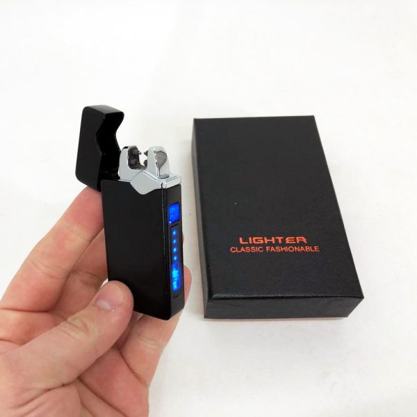 Электроимпульсная зажигалка USB 315, аккумуляторная зажигалка подарочная, Ветрозащитная зажигалка — изображение 10