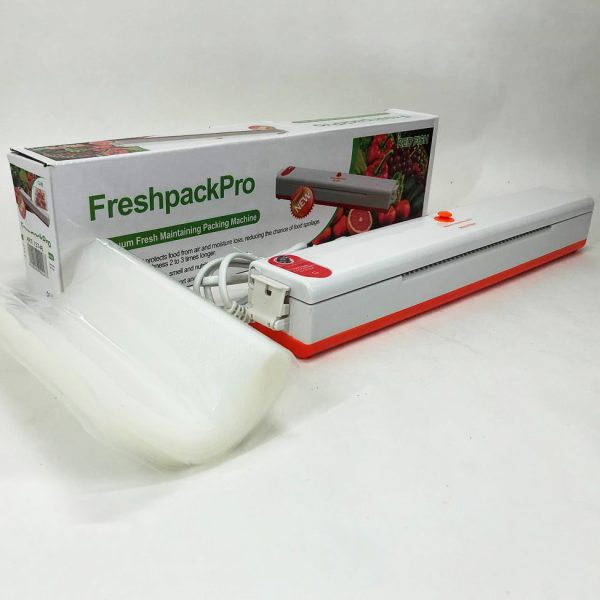 Вакууматор Freshpack Pro вакуумный упаковщик еды, бытовой. Цвет: оранжевый — изображение 18