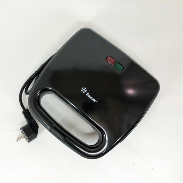 Сэндвичница DOMOTEC MS-7777, Электробутербродница, Сендвичница мультипекарь, Бутербродница электрическая — изображение 14