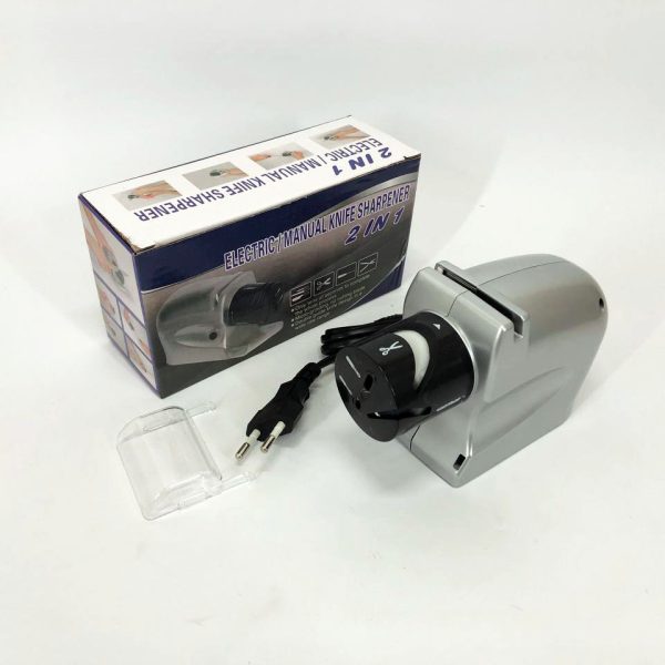 Электрическая точилка для ножей и ножниц ELECTRIC SHARPENER 220В, Электронная точилка для заточки ножей — изображение 10