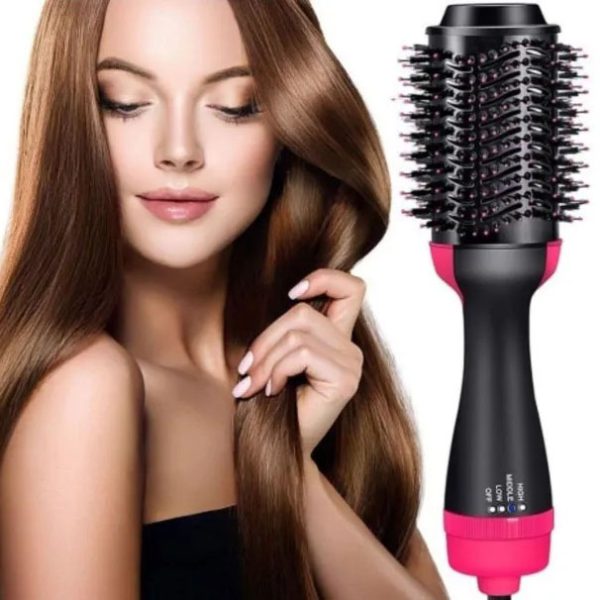 Фен Щетка расчёска 3в1 One step Hair Dryer 1000 Вт 3 режима выпрямитель для укладки волос стайлер с функцией ионизации — изображение 26