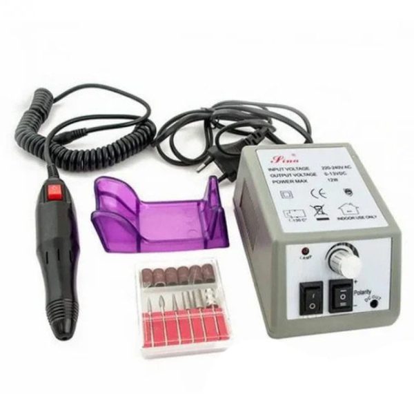 Фрезер для маникюра Beauty nail DM-14/2000, фрезер ручной для маникюра, для снятия гель лака. Цвет: серый — изображение 9