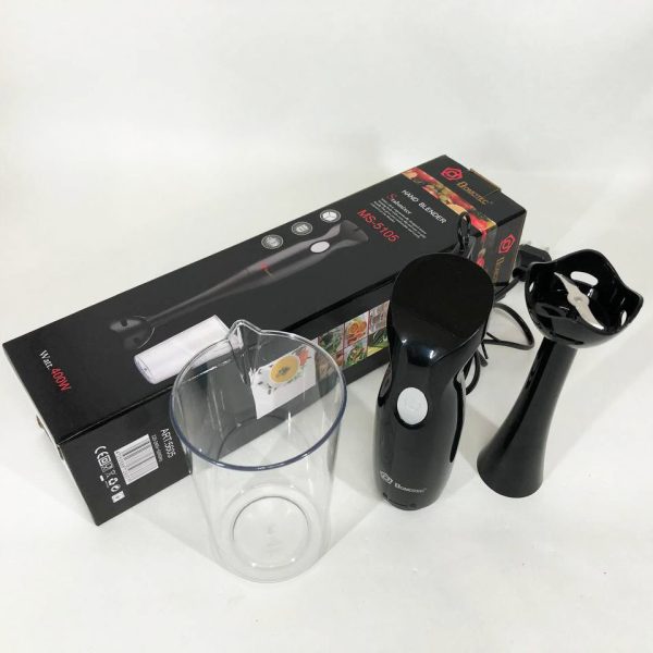 Блендер DOMOTEC MS-5105 400 Вт со стаканом, красивый погружной блендер для дома, электрический блендер — изображение 20