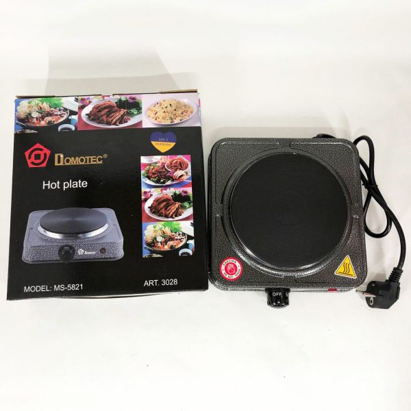 Электроплита настольная DOMOTEC MS-5821 дисковая на 1 конфорку, маленькая электроплита переносная — изображение 6