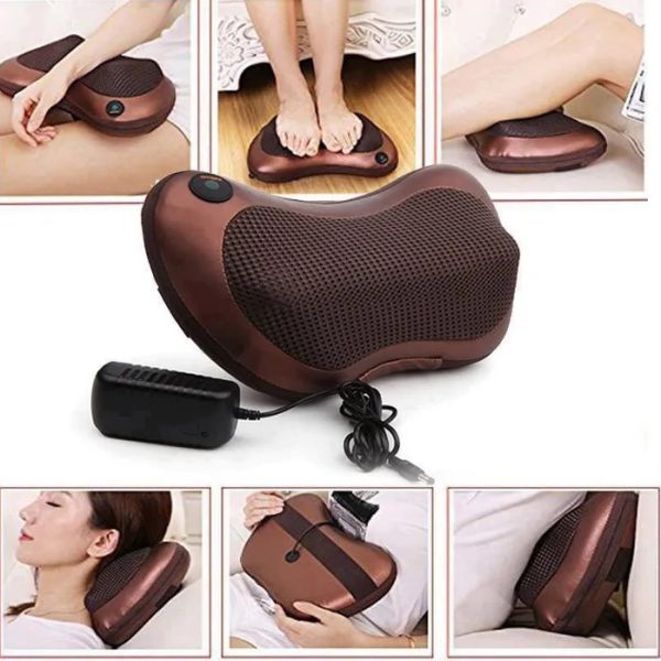 Массажная подушка Car and Home Massage Pillow, массажер для шеи автомобильный — изображение 43