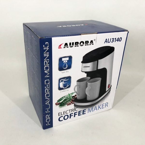 Кофеварка капельная AURORA AU-3140, домашняя кофеварка, маленькая кофемашина для дома — изображение 14