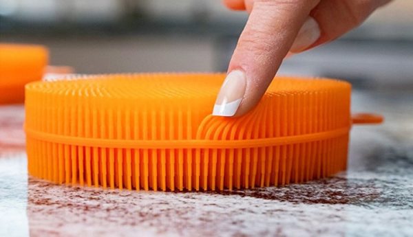 Набор силиконовых щеток-губок SUNROZ Better Sponge для посуды 3 шт — изображение 4