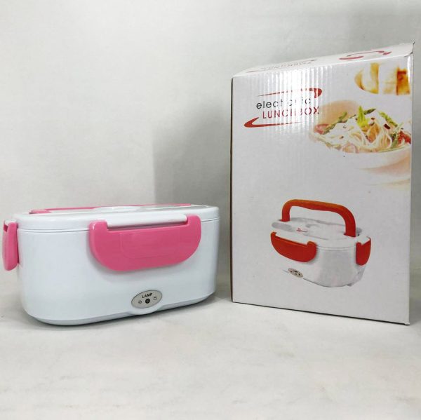 Ланч бокс электрический с подогревом Lunch Heater 220 V Pro, ланч бокс от сети. Цвет: розовый — изображение 10