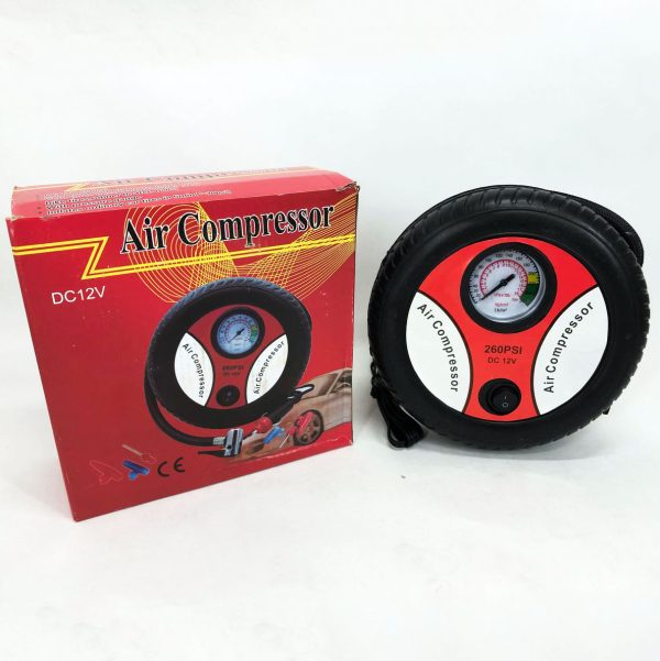 Автомобильный компрессор для быстрой подкачки колес Air Compressor DC12V, автомобильный компрессор — изображение 8