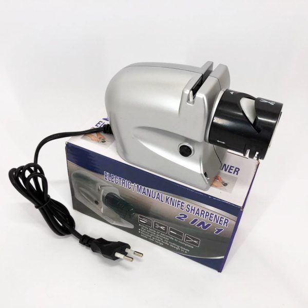 Электрическая точилка для ножей и ножниц ELECTRIC SHARPENER 220В, Электронная точилка для заточки ножей — изображение 17