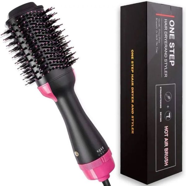 Фен Щетка расчёска 3в1 One step Hair Dryer 1000 Вт 3 режима выпрямитель для укладки волос стайлер с функцией ионизации — изображение 38