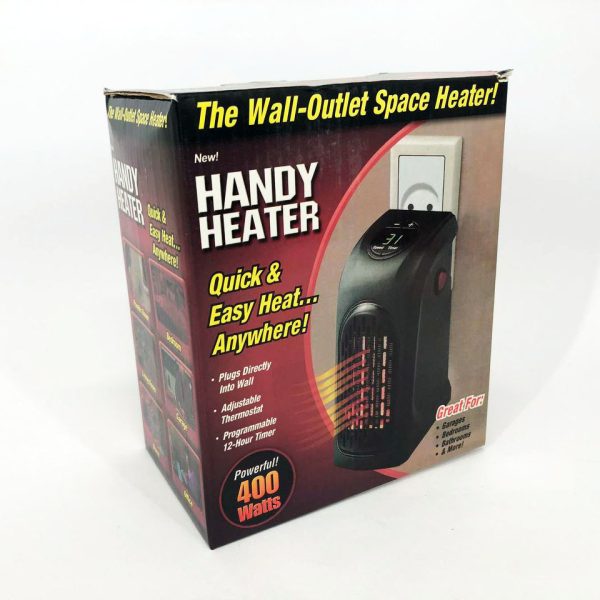 Портативный обогреватель Rovus Handy Heater Black 400 Вт, обогреватель дуйчик, бытовой тепловентилятор — изображение 17