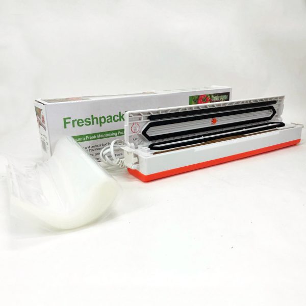 Вакууматор Freshpack Pro вакуумный упаковщик еды, бытовой. Цвет: оранжевый — изображение 21