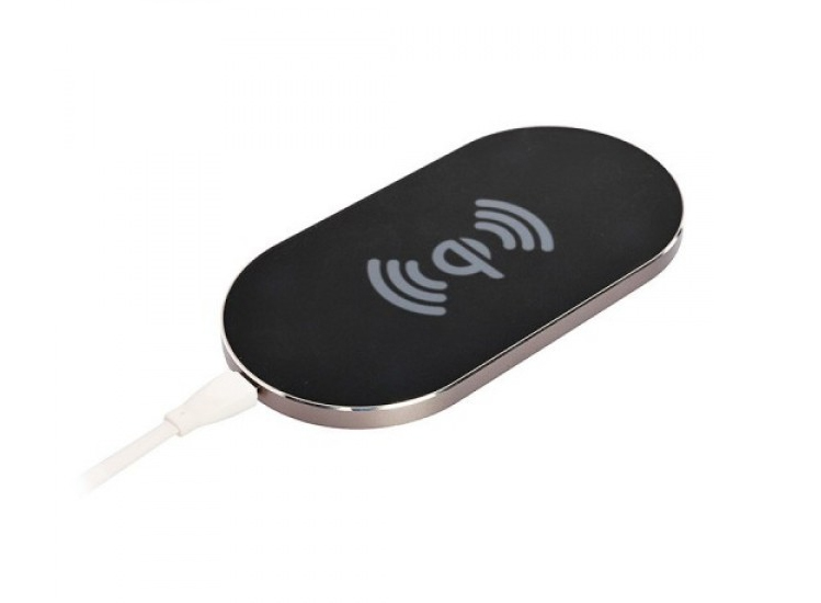 Беспроводное зарядное устройство Awei W2, беспроводная зарядка usb для iphone для андроид. Цвет: черный